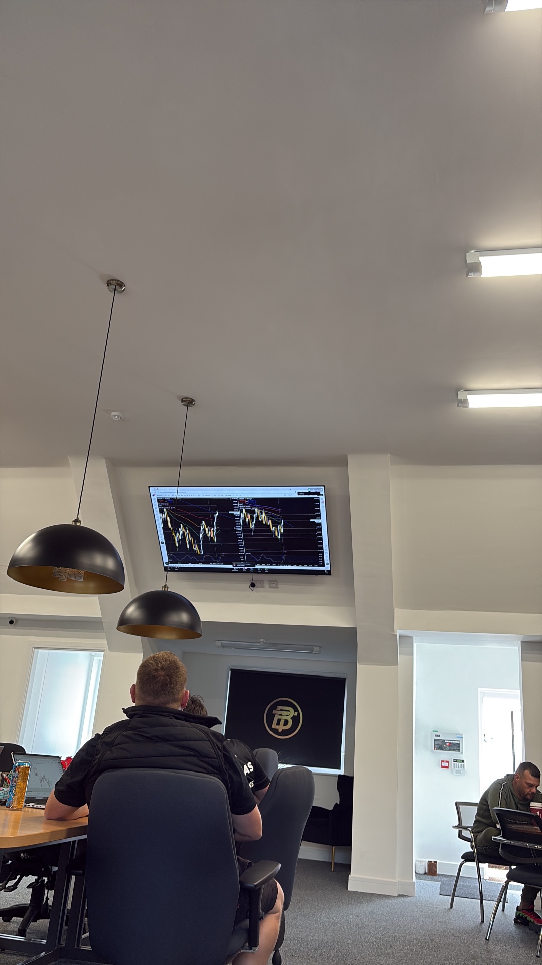 Live charts on the floor